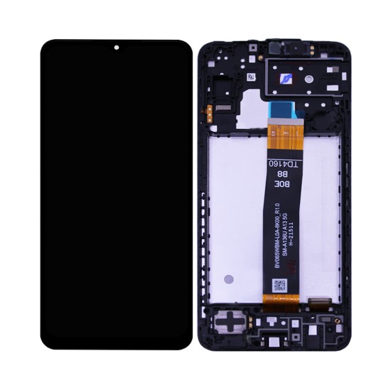 Touch+Display+Frame Samsung Galaxy A13 5G 2022/A136 Service Pack Preto